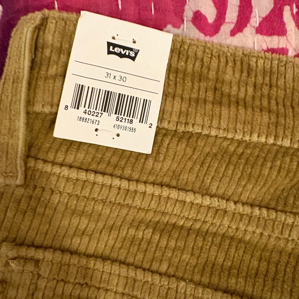 Levi's Brown Corduroy Trousers - Picture 7 of 7